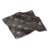 ergodyne® Skullerz 3216 Microfiber Cleaning Cloth, 5.9 x 5.9, Black Microfiber Cloths - Office Ready