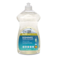 ECOS® PRO Dishmate Manual Dish Liquid, 25 oz Bottle Manual Dishwashing Detergents - Office Ready