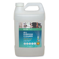 ECOS® PRO Orange Plus All-Purpose Cleaner and Degreaser, Citrus Scent, 1 gal Bottle Degreasers/Cleaners - Office Ready