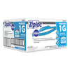 Ziploc® Zipper Freezer Bags, 1 gal, 10.56" x 10.75", Clear, 250/Carton Consumer Slider/Zip Freezer Bags - Office Ready