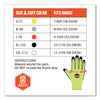 ergodyne® ProFlex 7022-CASE ANSI A2 Coated CR Gloves DSX, Lime, X-Large, 144 Pairs/Carton Work Gloves, Coated - Office Ready