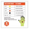 ergodyne® ProFlex 7022-CASE ANSI A2 Coated CR Gloves DSX, Lime, Medium, 144 Pairs/Carton Work Gloves, Coated - Office Ready