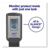 PURELL® CS4 Hand Sanitizer Dispenser, 1,200 mL, 4.88 x 8.19 x 11.38, Graphite Manual Hand Cleaner Dispensers - Office Ready