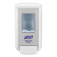 PURELL® CS4 Soap Push-Style Dispenser, 1,250 mL, 4.88 x 8.8 x 11.38, White Foam Soap Dispensers, Manual - Office Ready