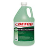 Betco® BioActive Solutions™ No-Rinse Floor Cleaner, Rain Fresh Scent, 1 gal Bottle, 4/Carton Floor Cleaners/Degreasers - Office Ready