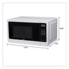 Avanti 0.7 Cu Ft Microwave Oven, 700 Watts, White Microwave Ovens - Office Ready