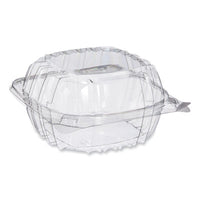 Dart® ClearSeal Hinged-Lid Plastic Containers, 5.86 x 3.11, Clear, Plastic, 500/Carton Takeout Food Containers - Office Ready