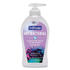 Softsoap® Antibacterial Hand Soap, White Tea and Berry Fusion Scent, 11.25 oz, 6/Carton