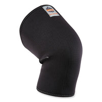 ergodyne® ProFlex 600 Neoprene Single Layer Knee Sleeve, 2X-Large, Black Knee Pads - Office Ready