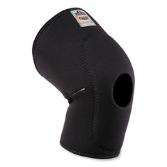 ergodyne® ProFlex 615 Open Patella Anterior Pad Knee Sleeve, Medium, Black