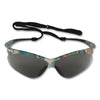 KleenGuard™ Nemesis* Safety Glasses, Plastic Camo Frame, Smoke Polycarbonate Lens, 12/Box Wraparound Safety Glasses - Office Ready