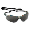 KleenGuard™ Nemesis* Safety Glasses, Plastic Camo Frame, Smoke Polycarbonate Lens, 12/Box Wraparound Safety Glasses - Office Ready