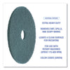 Boardwalk® Heavy-Duty Scrubbing Floor Pads, 18" Diameter, Green, 5/Carton Scrub/Strip Floor Pads - Office Ready