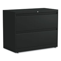 Alera® Lateral File, 2 Legal/Letter-Size File Drawers, Black, 36