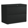 Alera® Lateral File, 2 Legal/Letter-Size File Drawers, Black, 36" x 18.63" x 28" Lateral File Cabinets - Office Ready