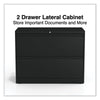 Alera® Lateral File, 2 Legal/Letter-Size File Drawers, Black, 36" x 18.63" x 28" Lateral File Cabinets - Office Ready