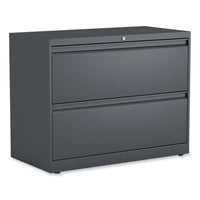 Alera® Lateral File, 2 Legal/Letter/A4/A5-Size File Drawers, Charcoal, 36