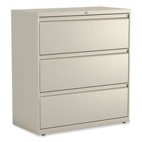 Alera® Lateral File, 3 Legal/Letter/A4/A5-Size File Drawers, Putty, 36