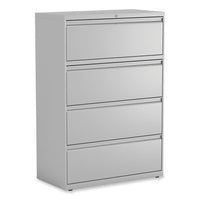 Alera® Lateral File, 4 Legal/Letter-Size File Drawers, Light Gray, 36