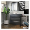 Alera® Lateral File, 3 Legal/Letter/A4/A5-Size File Drawers, Charcoal, 42" x 18.63" x 40.25" Lateral File Cabinets - Office Ready
