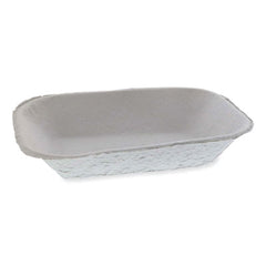 Pactiv Evergreen EarthChoice® Pulpex® Steep Wall Food Tray, 9.13 x 6.88 x 1.75, Natural, Paper, 460/Carton