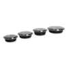 GEN Microwavable Food Container with Lid, Round, 32 oz, 7.28 x 7.28 x 2.55, Black/Clear, Plastic, 150/Carton Takeout Food Containers - Office Ready