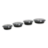 GEN Microwavable Food Container with Lid, Round, 48 oz, 8.85 x 8.85 x 2.24, Black/Clear, Plastic, 150/Carton Takeout Food Containers - Office Ready