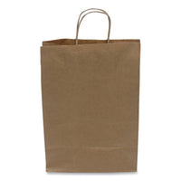 Kari-Out® Kraft Paper Bags, Natural Twisted-Paper Handles, 10