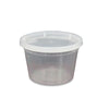 GEN Plastic Deli Container with Lid, 16 oz, Clear, Plastic, 240/Carton Takeout Food Containers - Office Ready