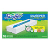 Swiffer® Sweeper XL Dry Refill Cloths, 16.9" x 9.8", White, 16/Box Duster Mop Head Refills - Office Ready