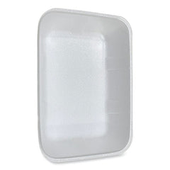 GEN Meat Trays, #20K, 12 x 8.7 x 2.45, White, Foam, 125/Carton