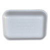 GEN Meat Trays, #2, 8.5 x 6.03 x 1.11, White, Foam, 500/Carton Butcher Food Containers - Office Ready