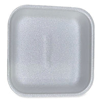 GEN Meat Trays, #1, 5.38 x 5.38 x 1.07, White, Foam, 500/Carton Butcher Food Containers - Office Ready