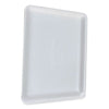 GEN Meat Trays, #9P, 12.25 x 9.25 x 0.62, White, Foam, 200/Carton Butcher Food Containers - Office Ready