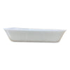 GEN Meat Trays, #20K, 12 x 8.7 x 2.45, White, Foam, 125/Carton Butcher Food Containers - Office Ready