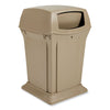 Rubbermaid® Commercial Ranger® Fire-Safe Container, 35 gal, Structural Foam, Beige Outdoor All-Purpose Waste Bins - Office Ready