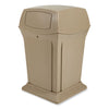 Rubbermaid® Commercial Ranger® Fire-Safe Container, 35 gal, Structural Foam, Beige Outdoor All-Purpose Waste Bins - Office Ready