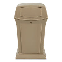 Rubbermaid® Commercial Ranger® Fire-Safe Container, 35 gal, Structural Foam, Beige Outdoor All-Purpose Waste Bins - Office Ready