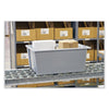 Rubbermaid® Commercial Palletote Box, 19 gal, 23.5" x 19.5" x 10", Gray Covered Boxes & Bins - Office Ready