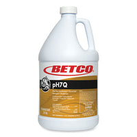 Betco® pH7Q Dual Neutral Disinfectant Cleaner, Lemon Scent, 1 gal Bottle, 4/Carton Disinfectants/Cleaners - Office Ready