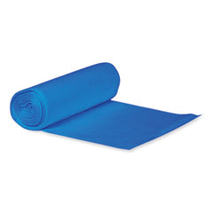 Heritage Eco Blend® Max Can Liners, 45 gal, 0.8 mil, 40" x 46", Blue, 25 Bags/Roll, 6 Rolls/Carton