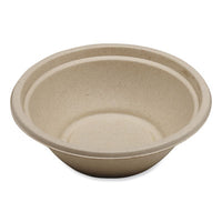 World Centric® Fiber Bowls, 24 oz, 7.4 x 7.4 x 2.3, Natural, Paper, 500/Carton Takeout Food Containers - Office Ready