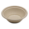 World Centric® Fiber Bowls, 24 oz, 7.4 x 7.4 x 2.3, Natural, Paper, 500/Carton Takeout Food Containers - Office Ready