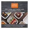 World Centric® Fiber Trays, 4.8 x 8.3 x 0.7, Natural, Paper, 500/Carton Food Trays - Office Ready