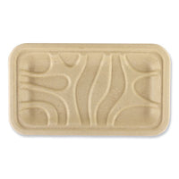 World Centric® Fiber Trays, 4.8 x 8.3 x 0.7, Natural, Paper, 500/Carton Food Trays - Office Ready