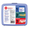 Johnson & Johnson® Red Cross® Travel Ready Portable Emergency First Aid Kit, 80 Pieces, Plastic Case Personal/Vehicle First Aid Kits - Office Ready