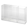 Kantek Triple Glove Dispenser, 10 x 4 x 16, Clear Multi-Box Glove Dispensers - Office Ready