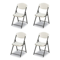 Iceberg Rough n Ready Commercial Folding Chair, Supports Up to 350lb, 18