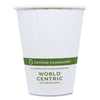 World Centric® Double Wall Paper Hot Cups, 12 oz, White, 1,000/Carton Hot Drink Cups - Office Ready