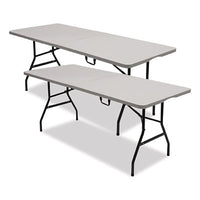 Iceberg Bifold Resin Folding Table, Rectangular, 70.9